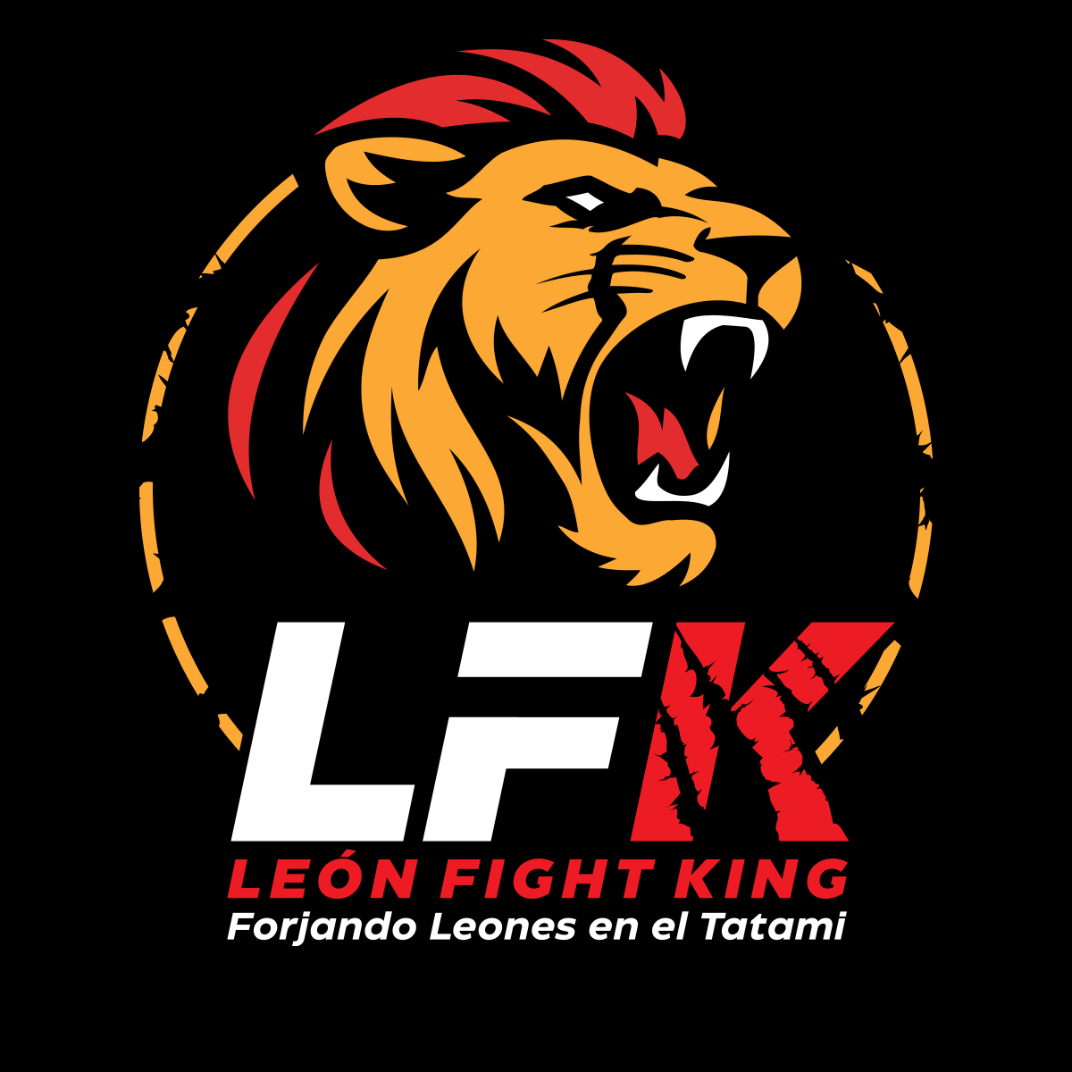 Logotipo LFK - León Fight King